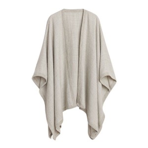 Cuyana Baby Alpaca Square Edge Cape Pullover Damen Hellgrau | LOU7811EE