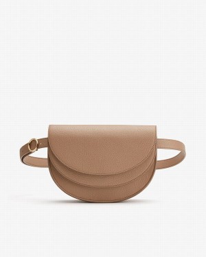 Cuyana Double Moon Gürteltasche Damen Khaki | ONB8961JO