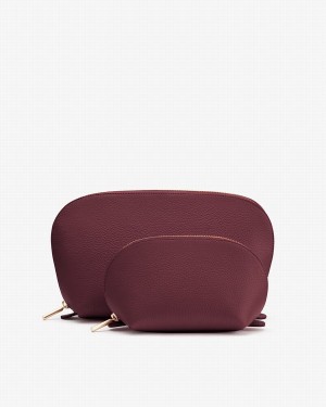 Cuyana Set Reisetaschen Damen Bordeaux | RVP5449UL