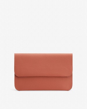 Cuyana System Flap Unterarmtasche-Taschen Damen Rot Braun | ADR2677AK