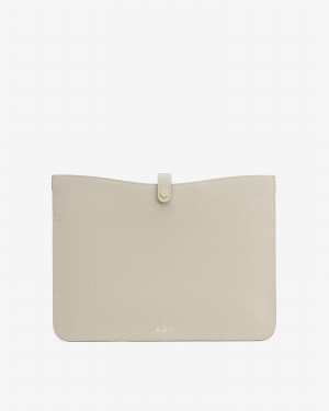 Cuyana System Laptoptaschen Damen Hellgrau | JKE998CP