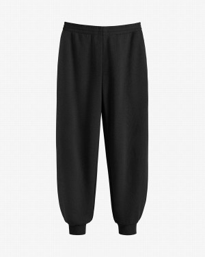 Cuyana Terry Sculpted Jogginghose Damen Schwarz | SZV6192VD