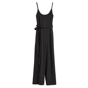 Cuyana V-Back Jumpsuit Damen Schwarz | YUB539PP