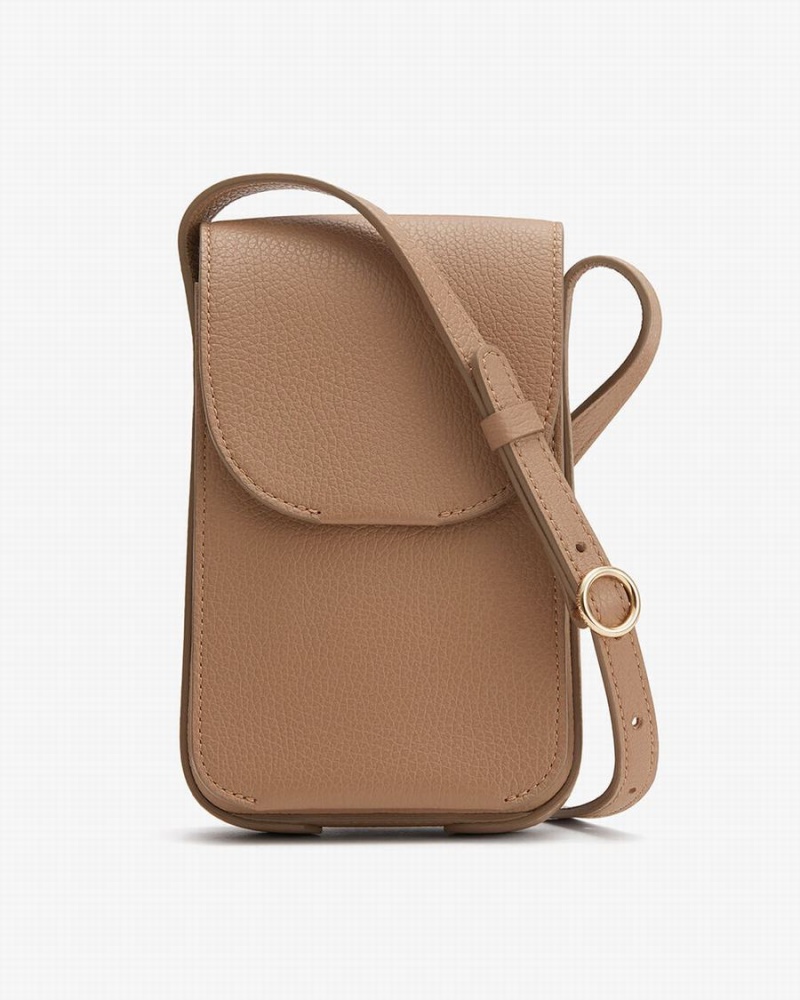 Cuyana Concertina Handytasche Damen Khaki | AHT734LI