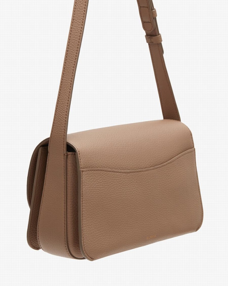 Cuyana Concertina Schultertaschen Damen Khaki | ZOL1267CH