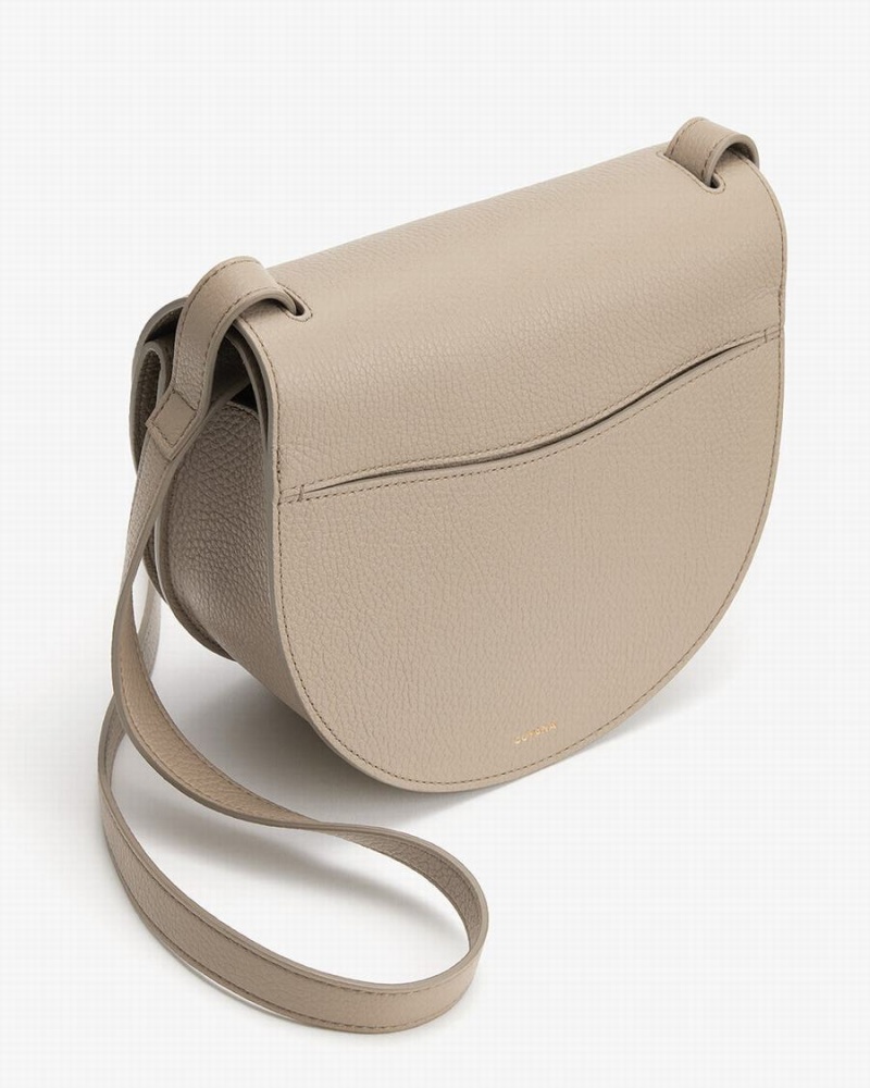 Cuyana Double Moon Satteltaschen Damen Grau | OCU8435KD