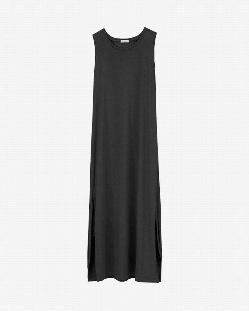 Cuyana Drape-Back Kleid Damen Schwarz | ZOV6922SA