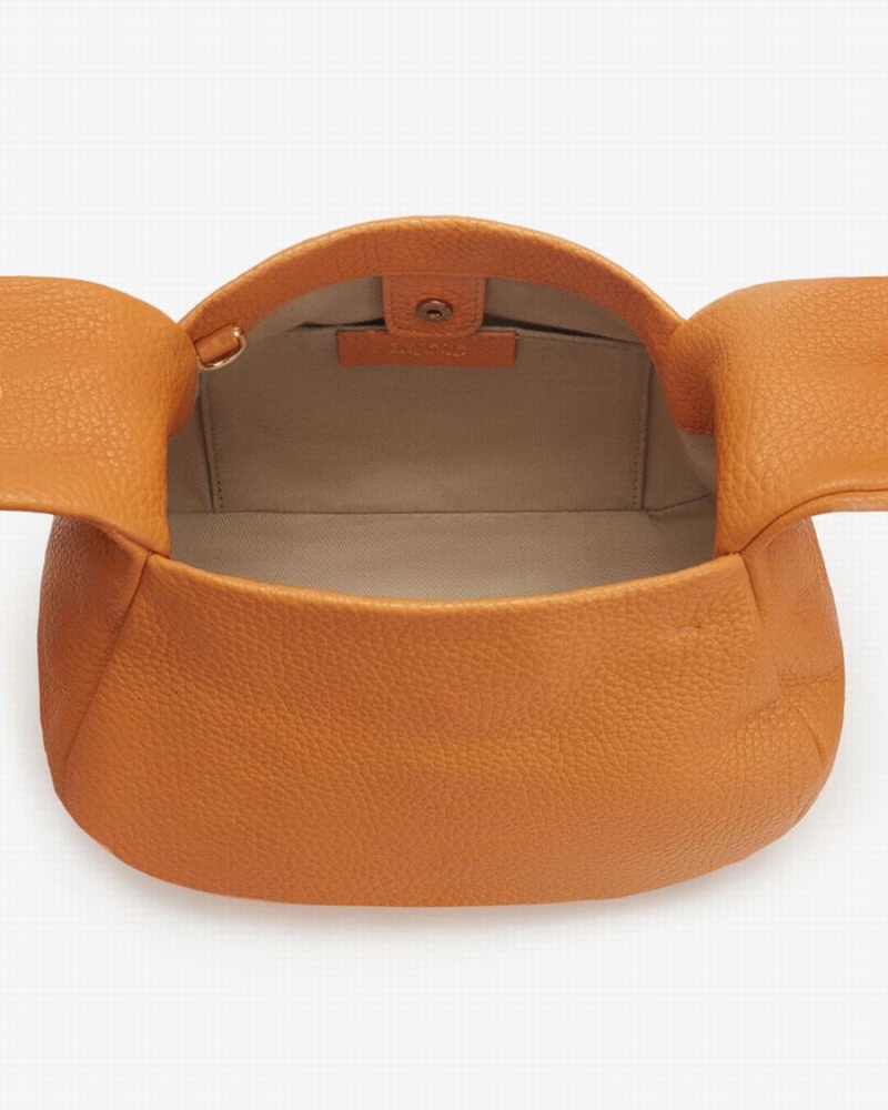 Cuyana Mini Bow Schultertaschen Damen Gelb | MBQ9761OM