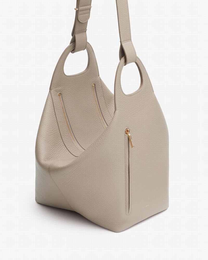 Cuyana Paloma Schultertaschen Damen Grau | USD7769KH