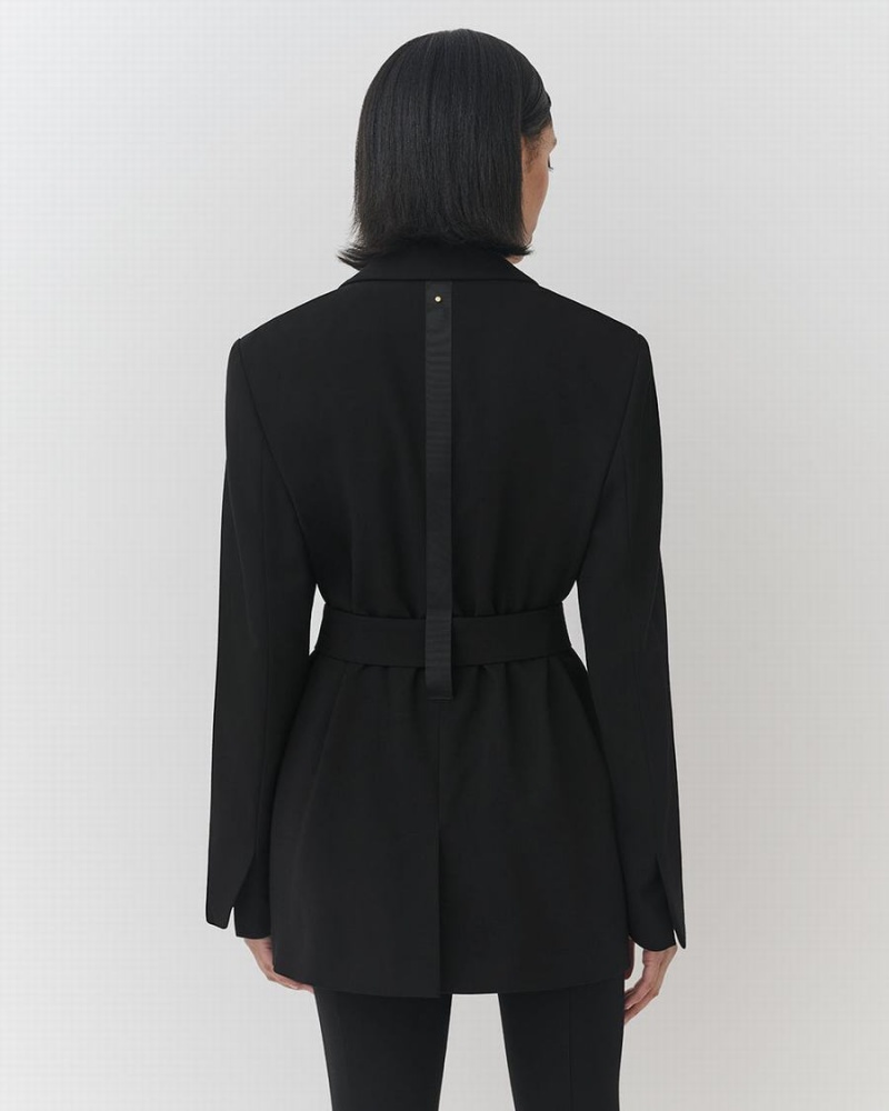 Cuyana Relaxed Blazer Damen Schwarz | WZA4329LW