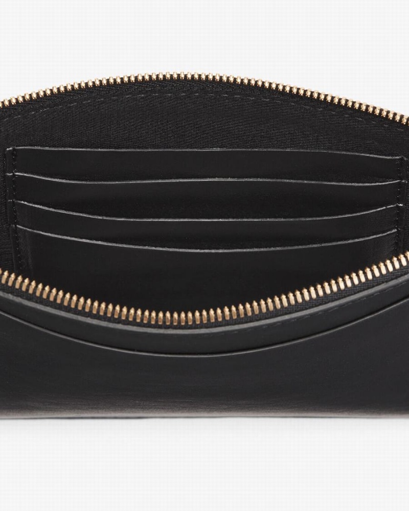 Cuyana Slim Wristlet Geldbörse Damen Schwarz | LBX2675FW