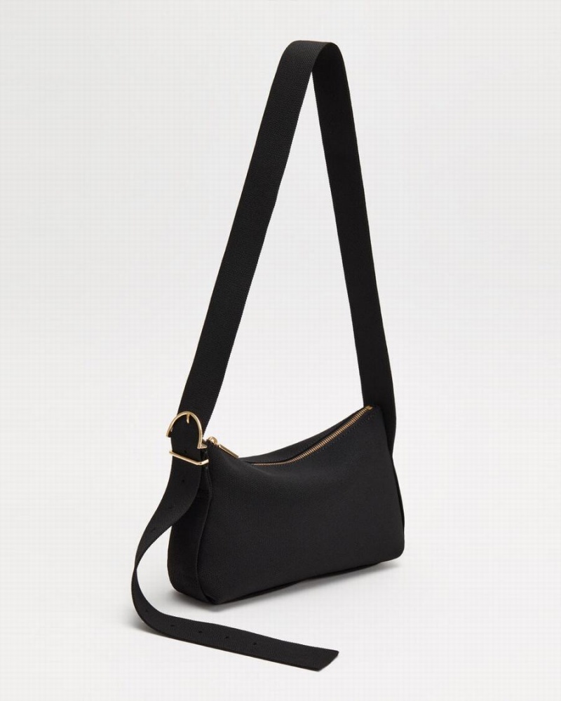 Cuyana Small Sling Crossbody Taschen Damen Schwarz | HPJ3220LE