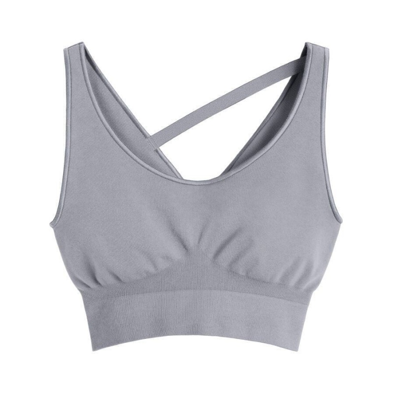 Cuyana Stretch Kurz Geschnittene Oberteile Damen Grau | DMQ76DP