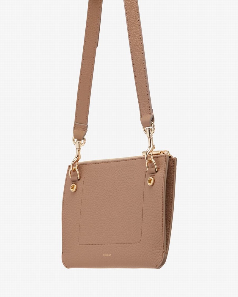 Cuyana System Reißverschluss Beuteltasche Damen Khaki | UGJ6442JS