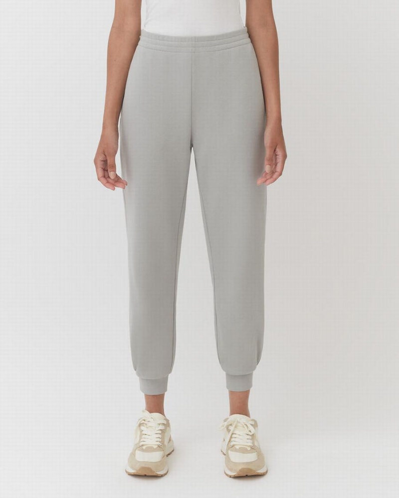 Cuyana Terry Sculpted Jogginghose Damen Grau | JCT435YO