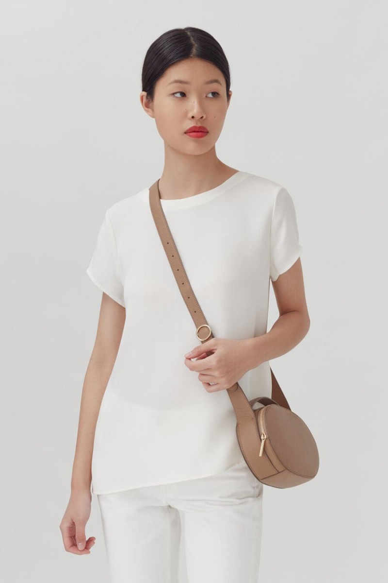 Cuyana Top Handle Crossbody Taschen Damen Khaki | PSX8537OC