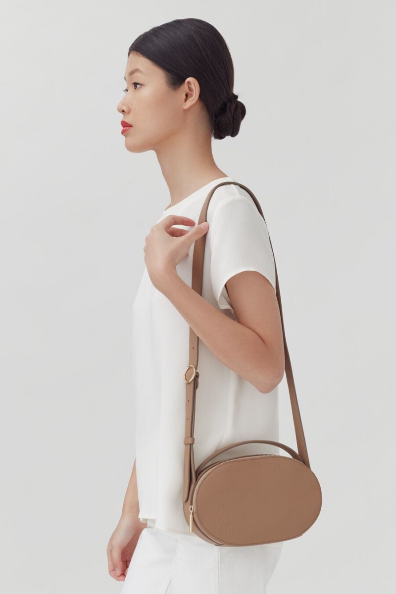 Cuyana Top Handle Crossbody Taschen Damen Khaki | PSX8537OC